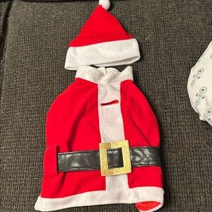 Chelsea Paws Red Santa Pet Costume with Hat